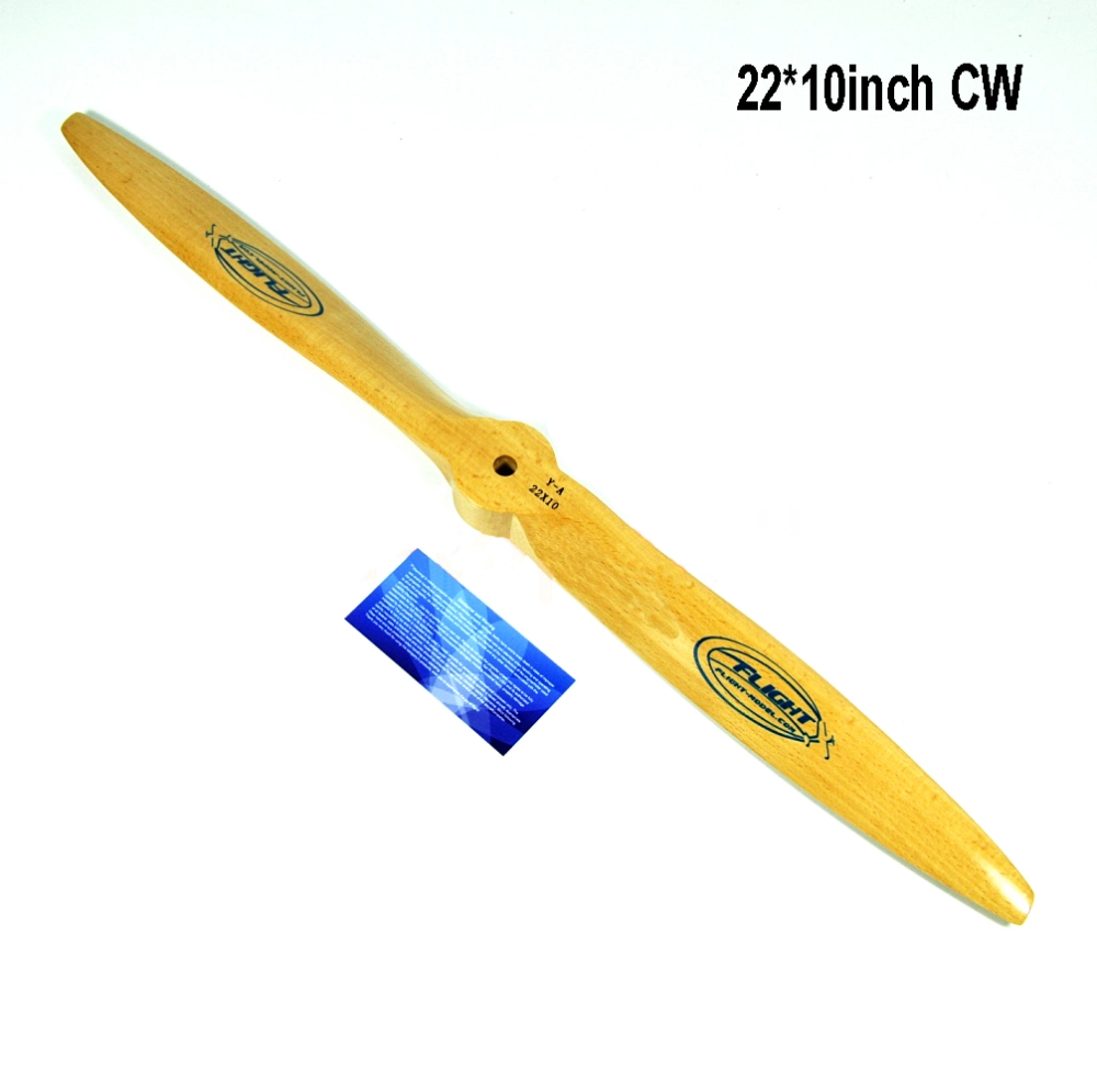 22 x 10 inch Flight Model Gas Powered Beech wood Propeller - US Stock ...