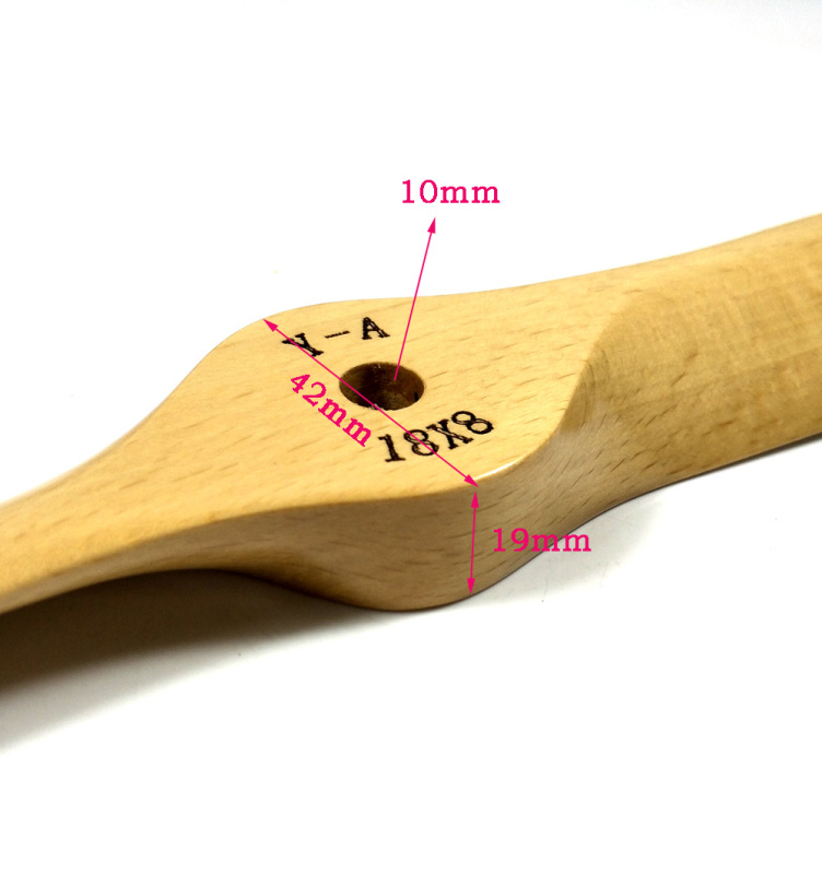 18 x 8 inch Gas Powered Beech wood Propeller in US