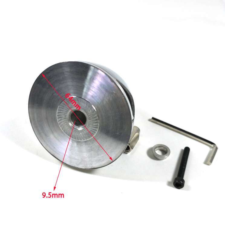 63.5mm/2.5inch Aluminum Spinner Special Drilled For RC Plane With Prop Adapter  - US Stock