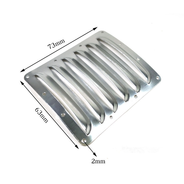 2 Pieces Aluminum Cooling Fin Vents for Airplane Cowl  - US Stock