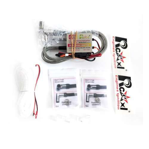 Rcexl 90 Degree Twin Ignition for NGK ME-8 1/4 -32  - US Stock