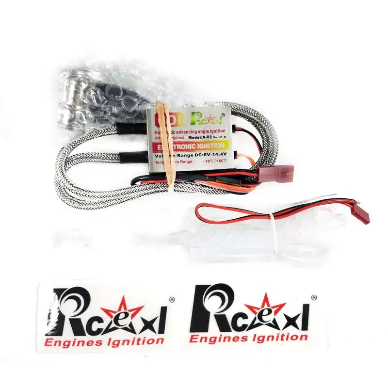 Rcexl Twin Ignition with 90 Degree Cap for NGK-CM6-10MM -US Stock
