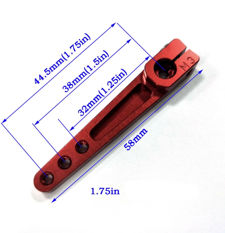 Servo Arm 1.75-1.5-1.25inch 24 Spline  - US Stock