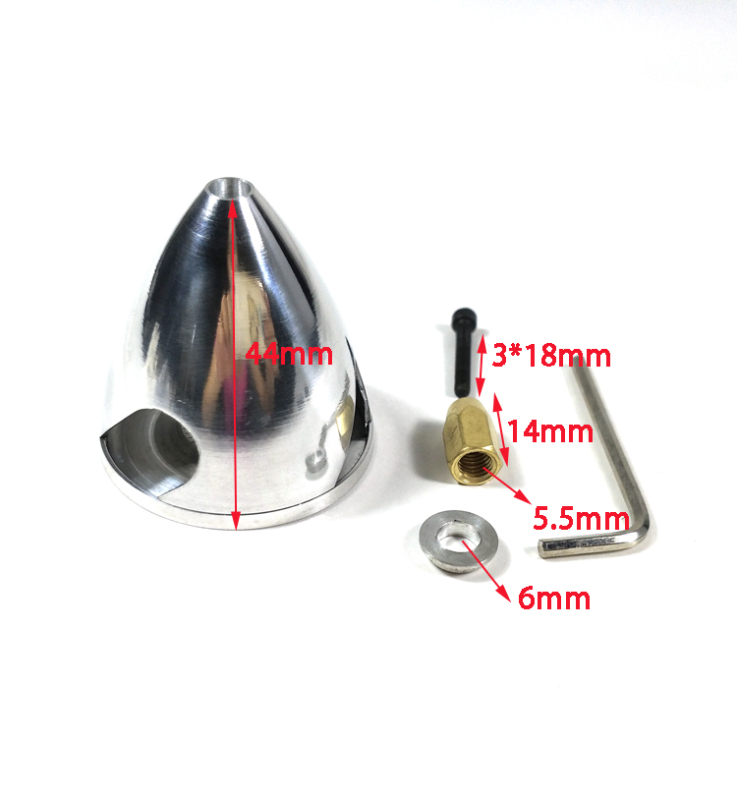 1.75inch / 3 Blades Aluminium Alloy  Propeller Spinners