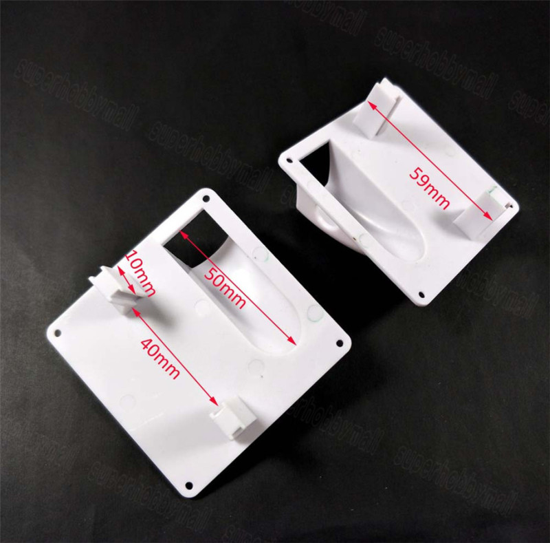 1Pair Plastic White RC Servo Covering Plate Cover Board