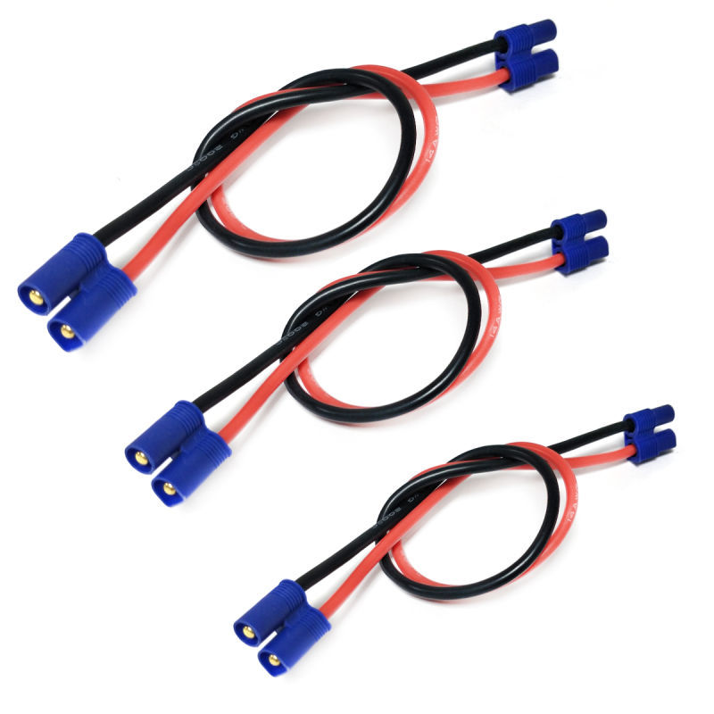 EC3 male to female 14AWG Silicone Extension Wire