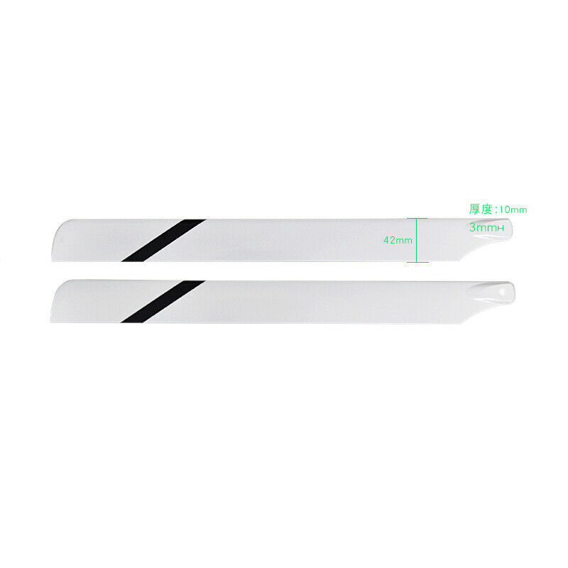 430mm Glassy Carbon Fiber Main Blades for Helicopter