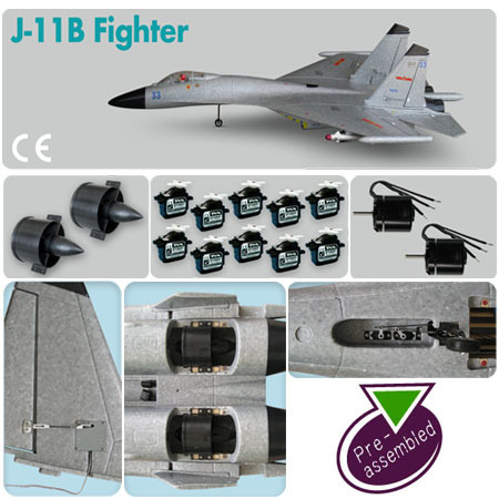 J-11B Fighter (Pre-assembled Combo)