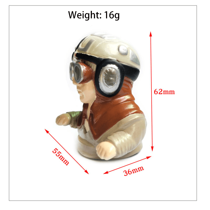 Boy Pilot Figure L55×W36×H62mm 1/7 Scale