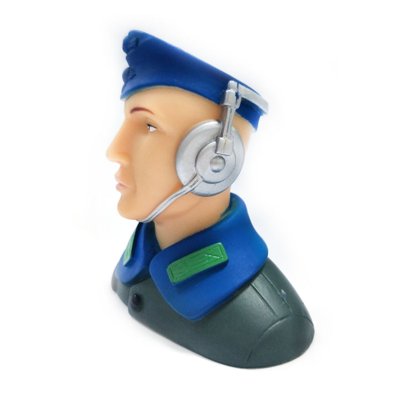 1/6 Scale Pilots Figures with Headset L68*W41*H70mm