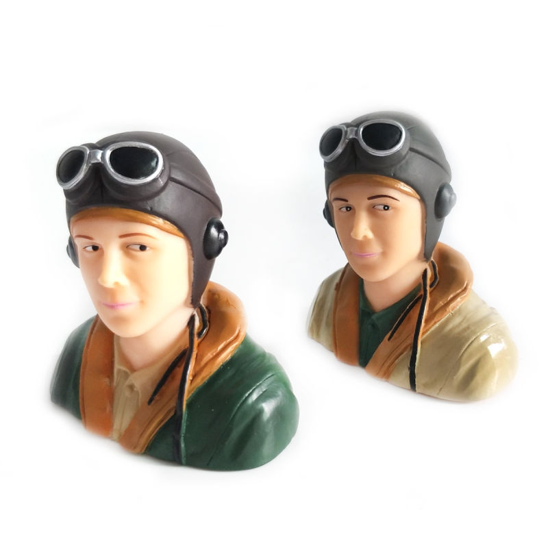 1/6 Scale WWII Pilots Figure L67*W40*H66mm