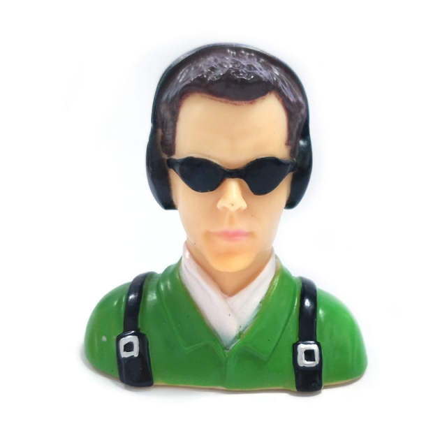1/6 Scale Pilots Figure with Glass L66*W39*H70mm,Pilot