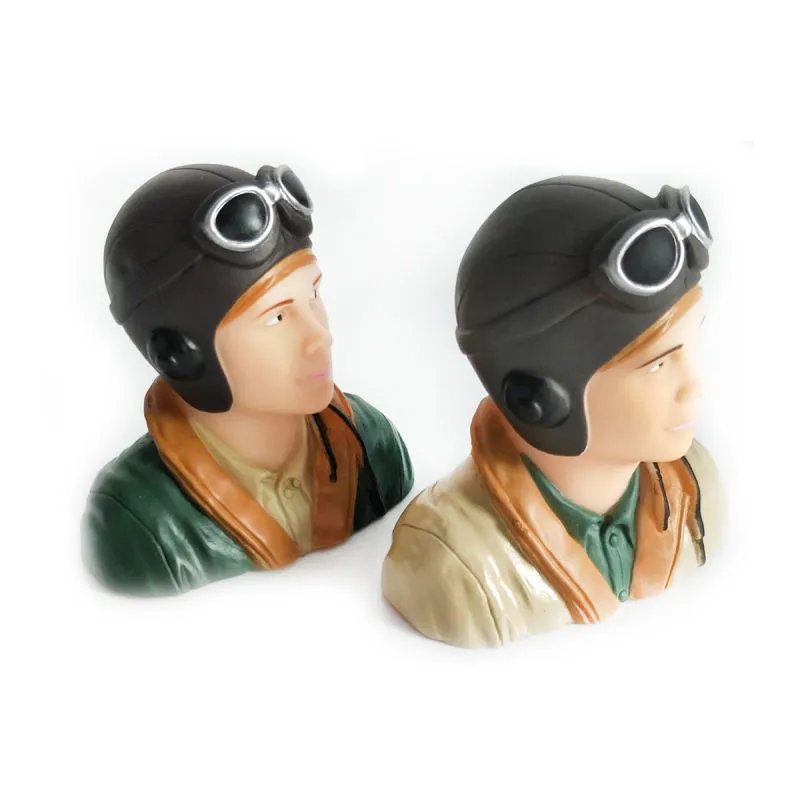 1/6 Scale WWII Pilots Figure L67*W40*H66mm