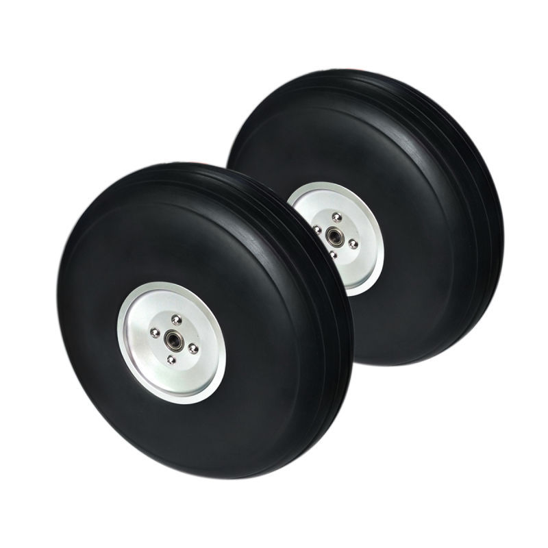 5.5/6/7/8.5inch Aluminum Hub PU Wheel with Metal Bearing