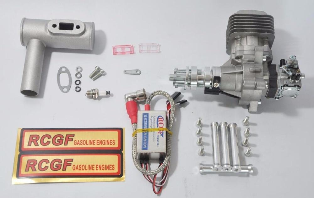 RCGF 32cc Petrol / Gasoline Engine with Muffler/ Spark plug / Ignition