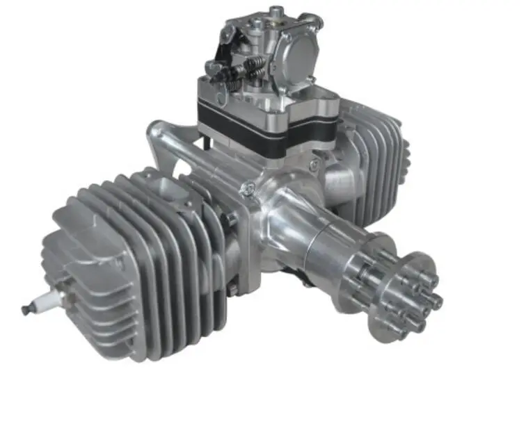 RCGF 120cc Twin Cylinder Petrol/Gasoline Engine Dual Cylinder with Muffler/Igniton/Spark Plug