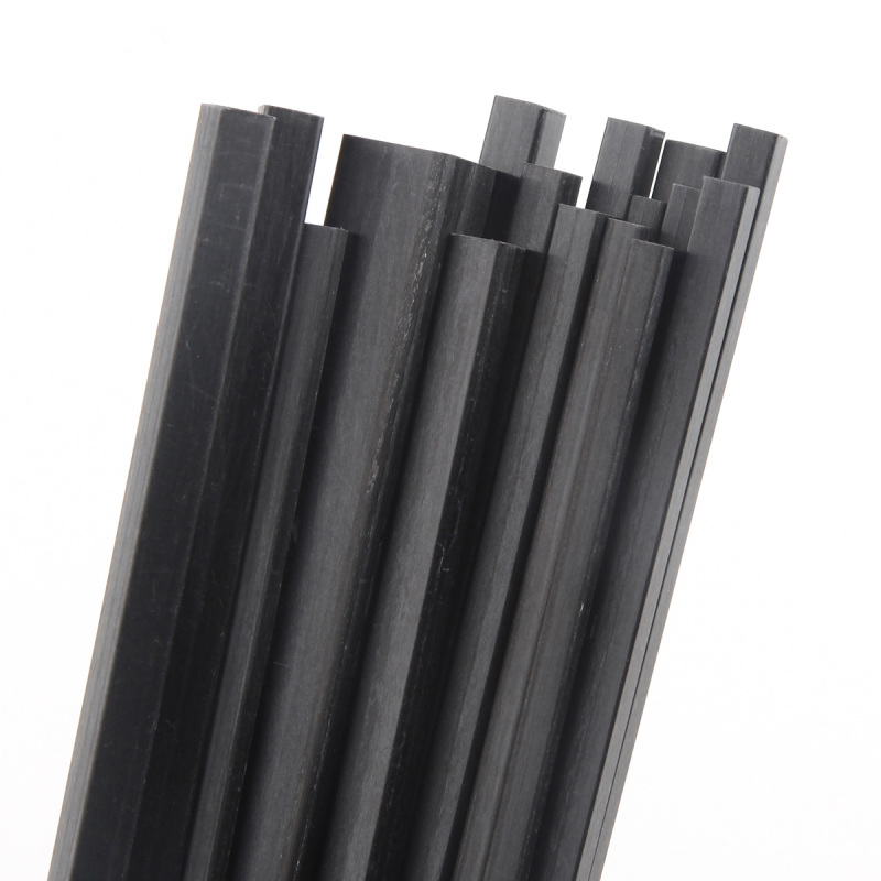 5pcs Length 500mm Square Carbon Fiber Tubes