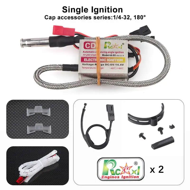 Rcexl Single CM6/ME8/BMR6 Ignition for DLE/DA Engine with Hall Sensor