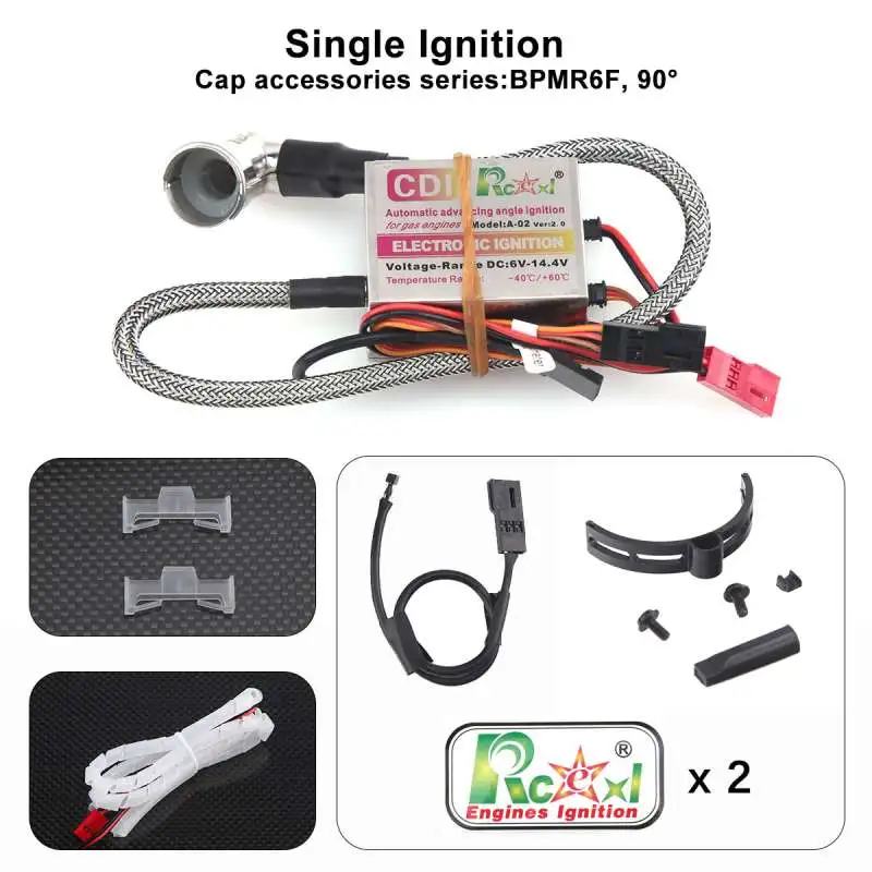 Rcexl Single CM6/ME8/BMR6 Ignition for DLE/DA Engine with Hall Sensor