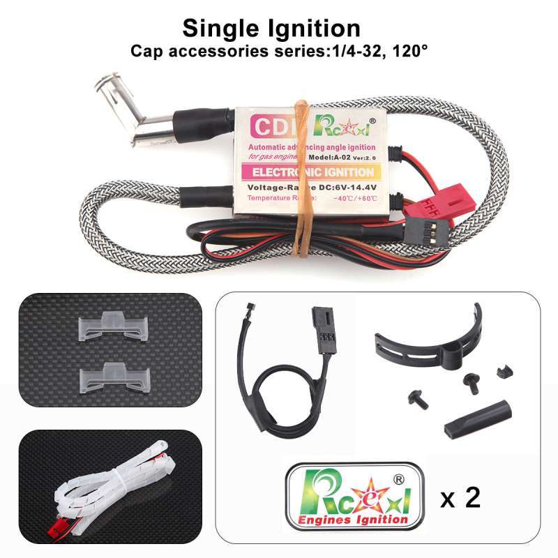 Rcexl Single CM6/ME8/BMR6 Ignition for DLE/DA Engine with Hall Sensor