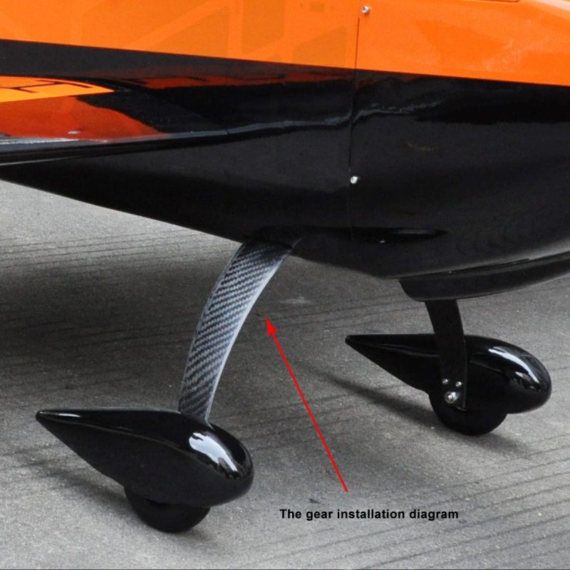 3K Carbon Fiber Landing Gear for Extra 300 110CC