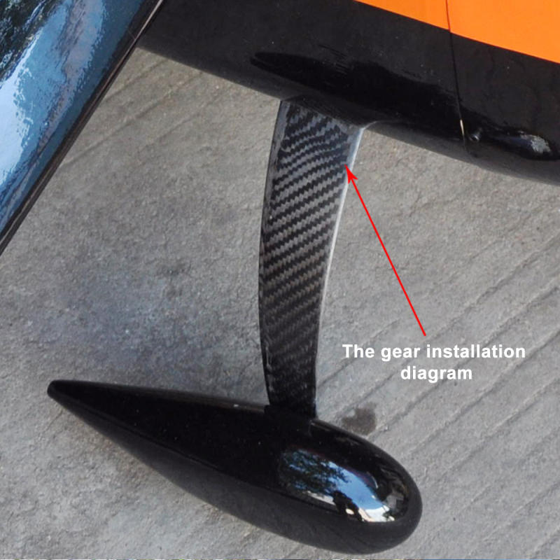 Carbon Fiber Landing Gear for Extra 300# 20E 30E 70E 90E Aircraft