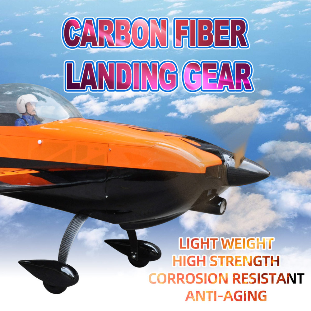 Carbon Fiber Landing Gear Undercarriage for Extra 300# 26-35cc/50cc/100cc Gas Aircraft