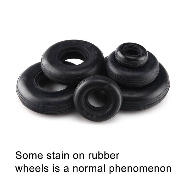 1 Pair 1.75~4.5inch Rubber Wheel Replacement Tire for RC Airplane