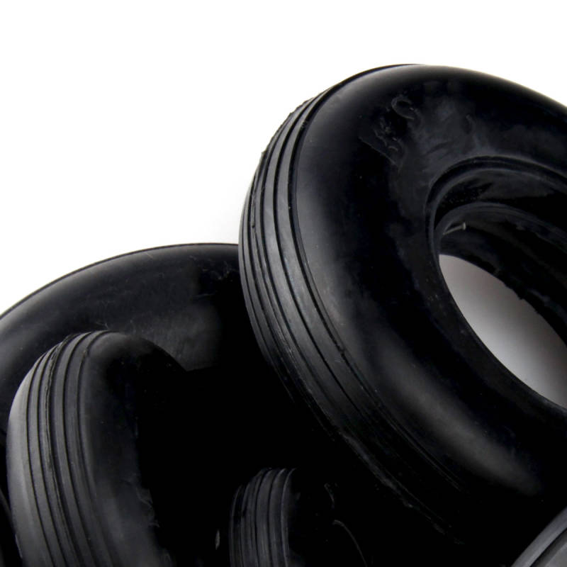 1 Pair 1.75~4.5inch Rubber Wheel Replacement Tire for RC Airplane