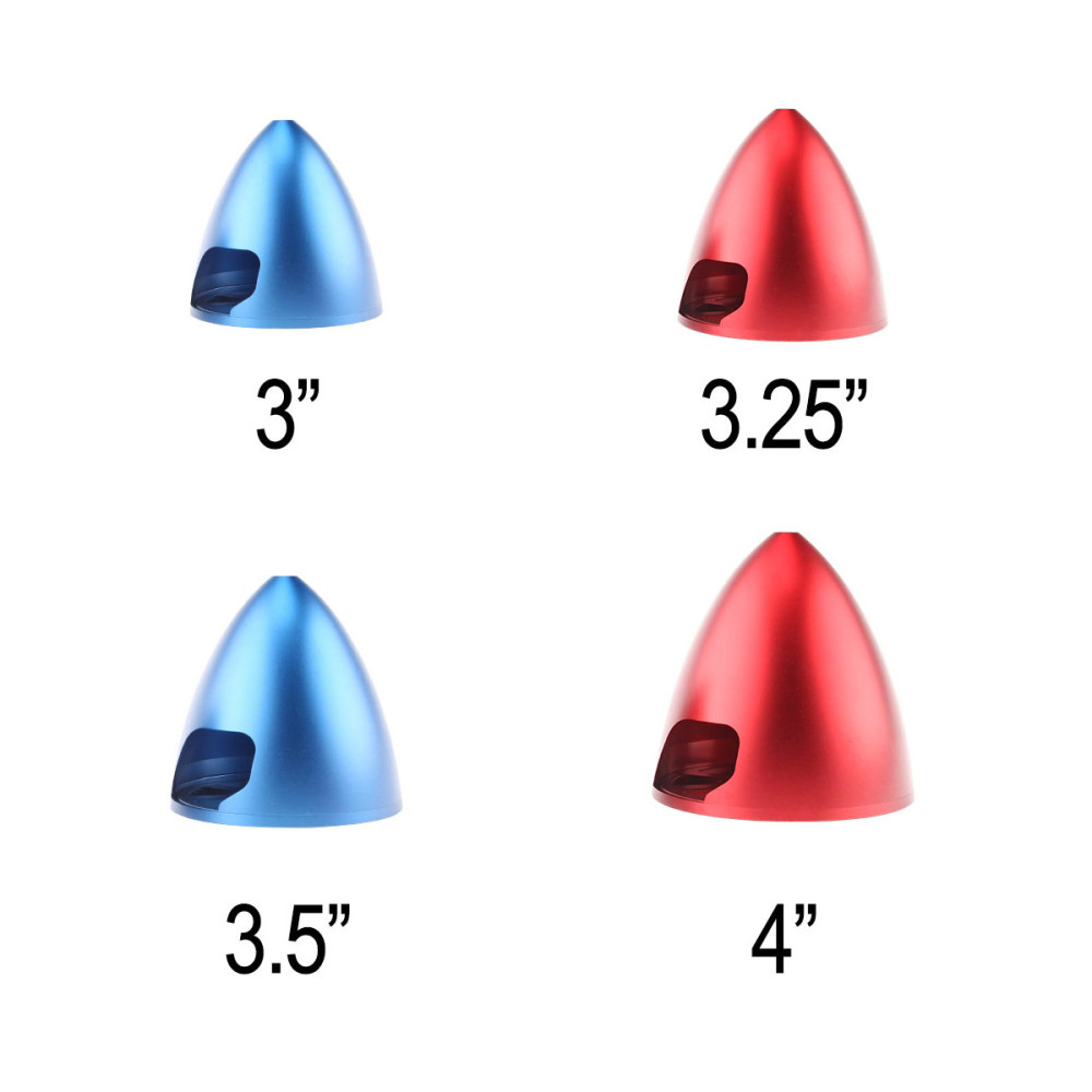 Colored 3inch Anodized Drilled Spinner For DLE30/55 MLD35/70 DA50/EVO54