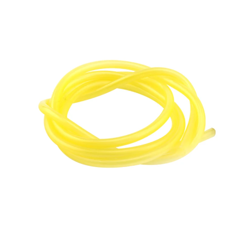 3.3 Feet (1 meter ) Fuel Line Hose For Gas Engine D4mm*D2.5mm Yellow Color Fuel Pipe