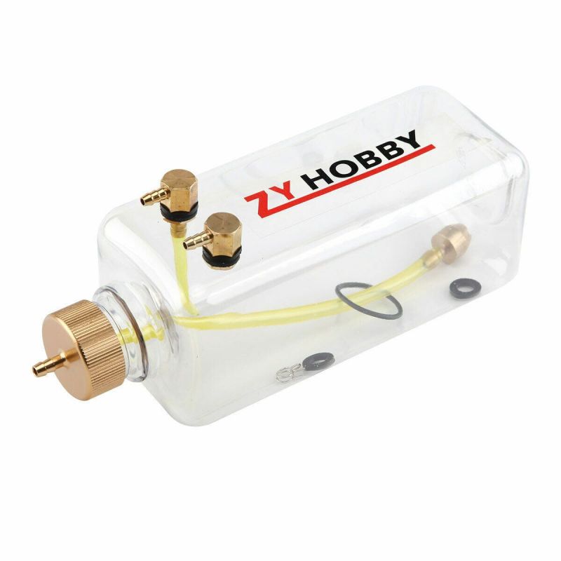 ZYHOBBY 700CC Fuel Tank 700ML Transparent Plastic Oil Box US Stock