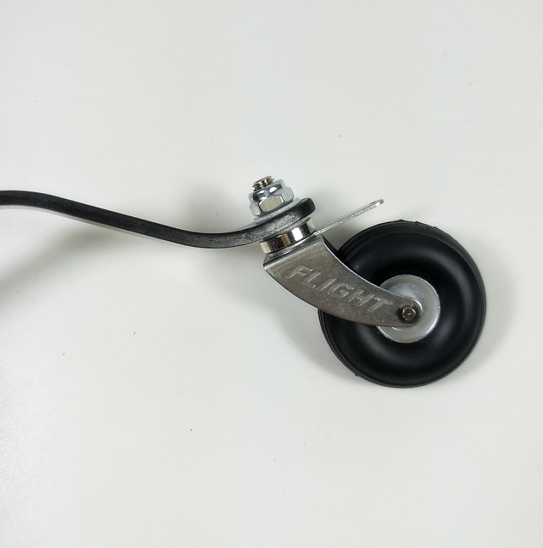 Carbon Fiber Tail Wheel w/ 1.5inch PU Wheel For RC 50-60CC Airplane us stock