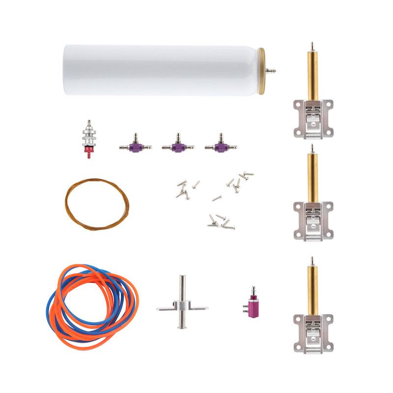 Air Retracts Kit Gears(4) Pressure tank For 30-60 Class Plane NEW