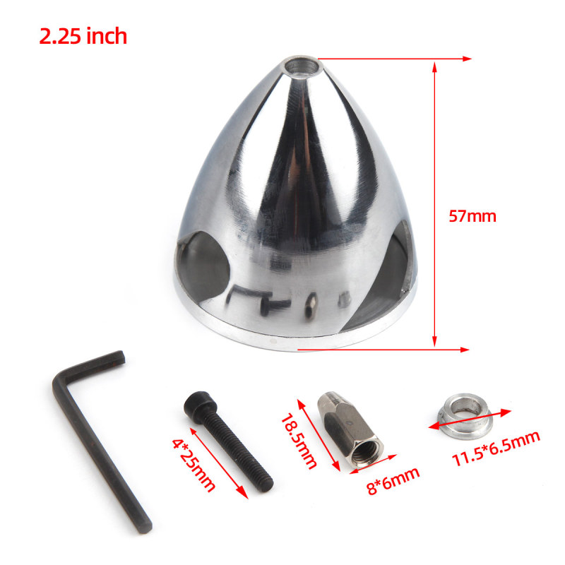 ZYHOBBY 2.25inch Aluminum Spinner for 3 Blade Propeller