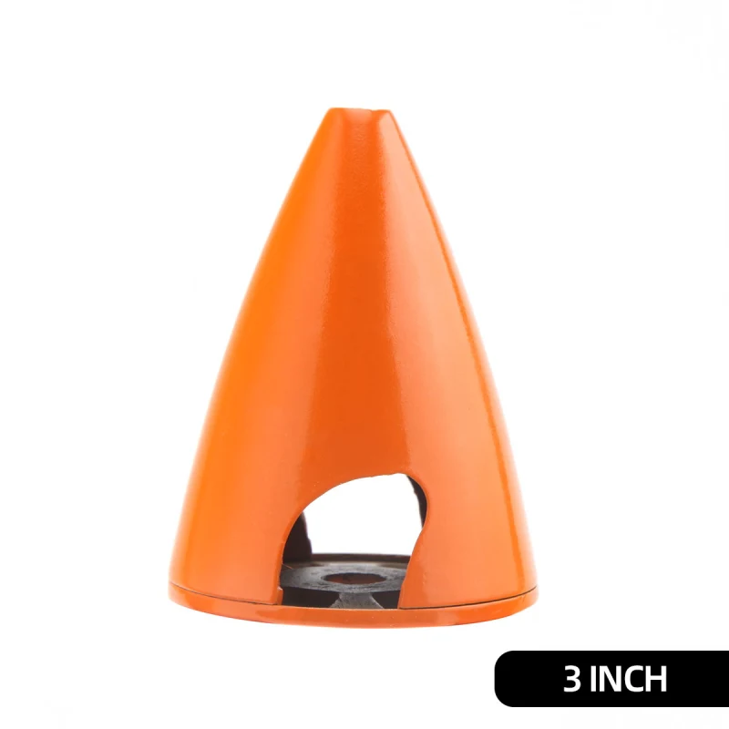 2.25inch 3inch 3.5inch Orange Cone Carbon Fiber Spinner