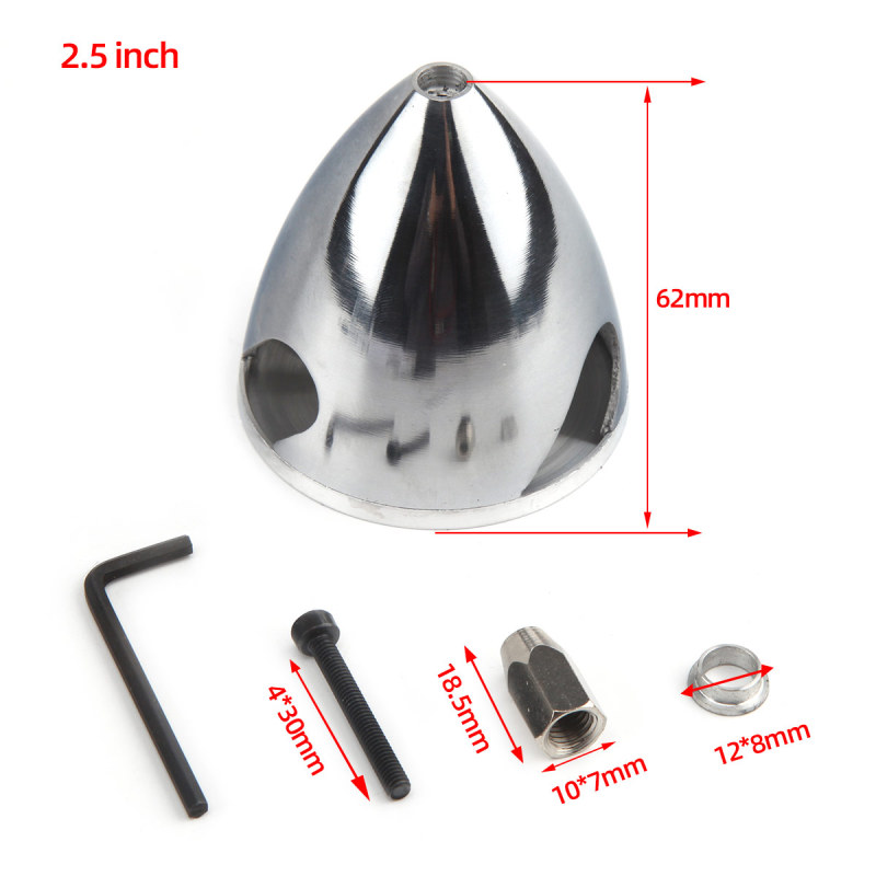 ZYHOBBY 2.5 inch Aluminum Spinner for 3 Blade Propeller