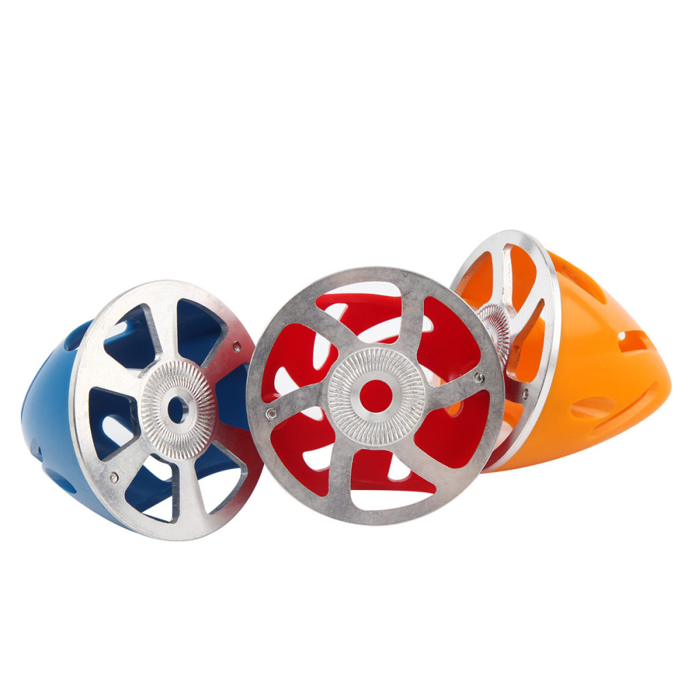 Engraved Plastic Propeller Spinner w/ Aluminum Back Plate [2 to 3.25 inch]