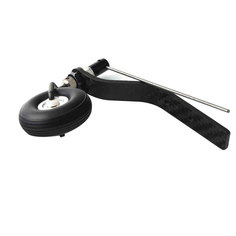 Carbon Fiber Tail Wheel kit A1 w/ 1.5inch PU Wheel for 30cc Plane