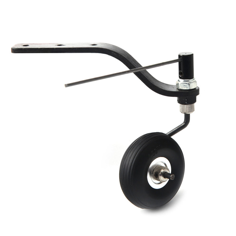 Carbon Fiber Tail Wheel kit A1 w/ 1.5inch PU Wheel for 30cc Plane