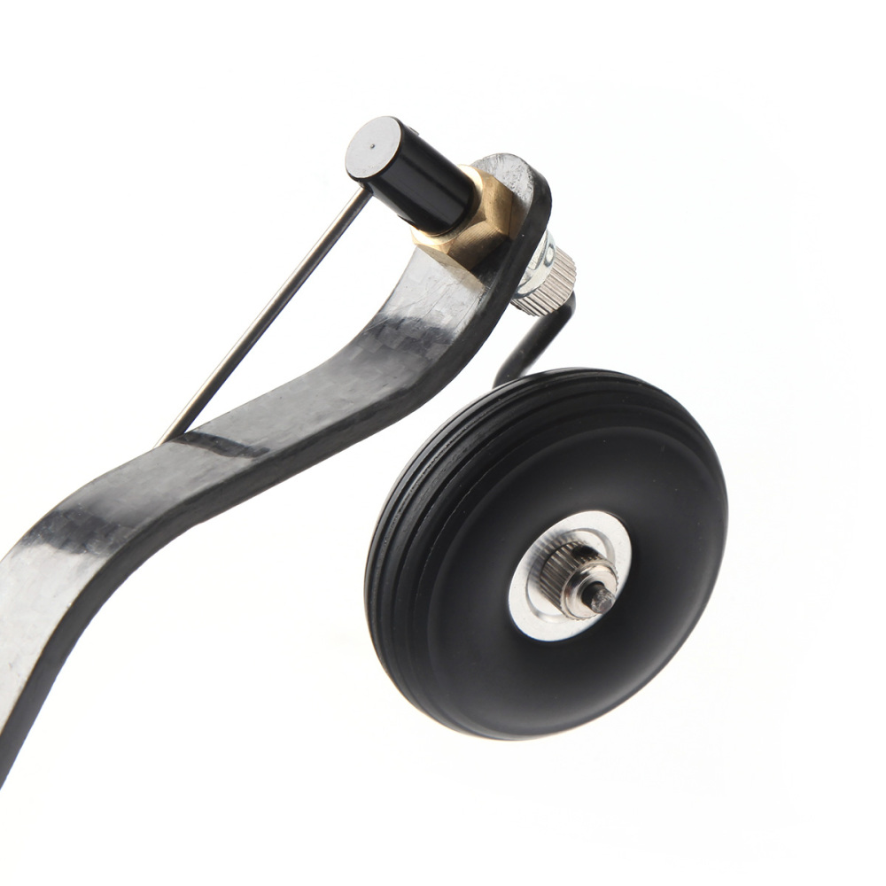 Carbon Fiber Tail Wheel kit A1 w/ 1.75inch PU Wheel for 100cc Plane