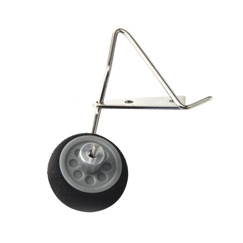 Aluminum Tail Wheel Set with 20mm Sponge Wheel Screw For 30E Electric RC Aircraft