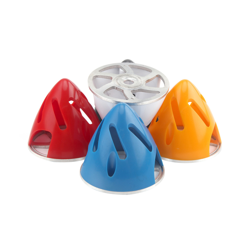 Engraved Plastic Propeller Spinner w/ Aluminum Back Plate [2 to 3.25 inch]