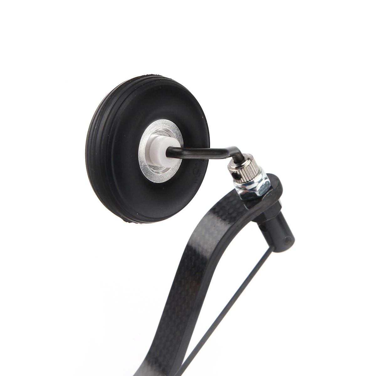 Carbon Fiber Tail Wheel Set For Class 50 Electric RC Plane w/ 25mm Sponge Wheel