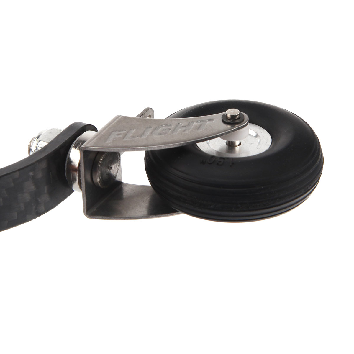 thumbnail image 2 of ZYHOBBY Carbon Fiber Tail Wheel Set With 25mm Sponge Wheel For 50E Electric Airplane 2 of 5