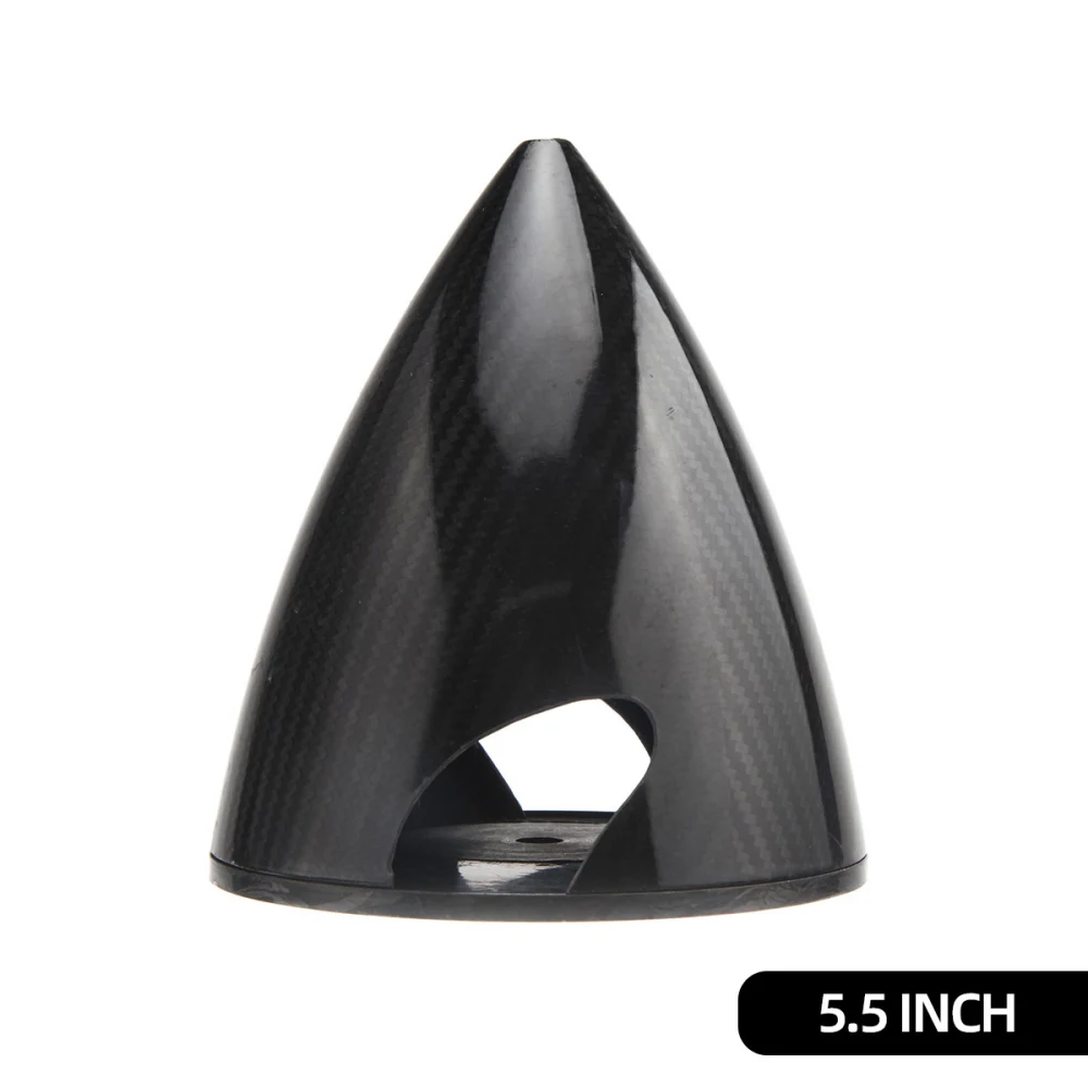 Toupie (spinner) En Fibre De Carbone 3,75" Pour Avion RC - 2 Lames, Noir, Neuf