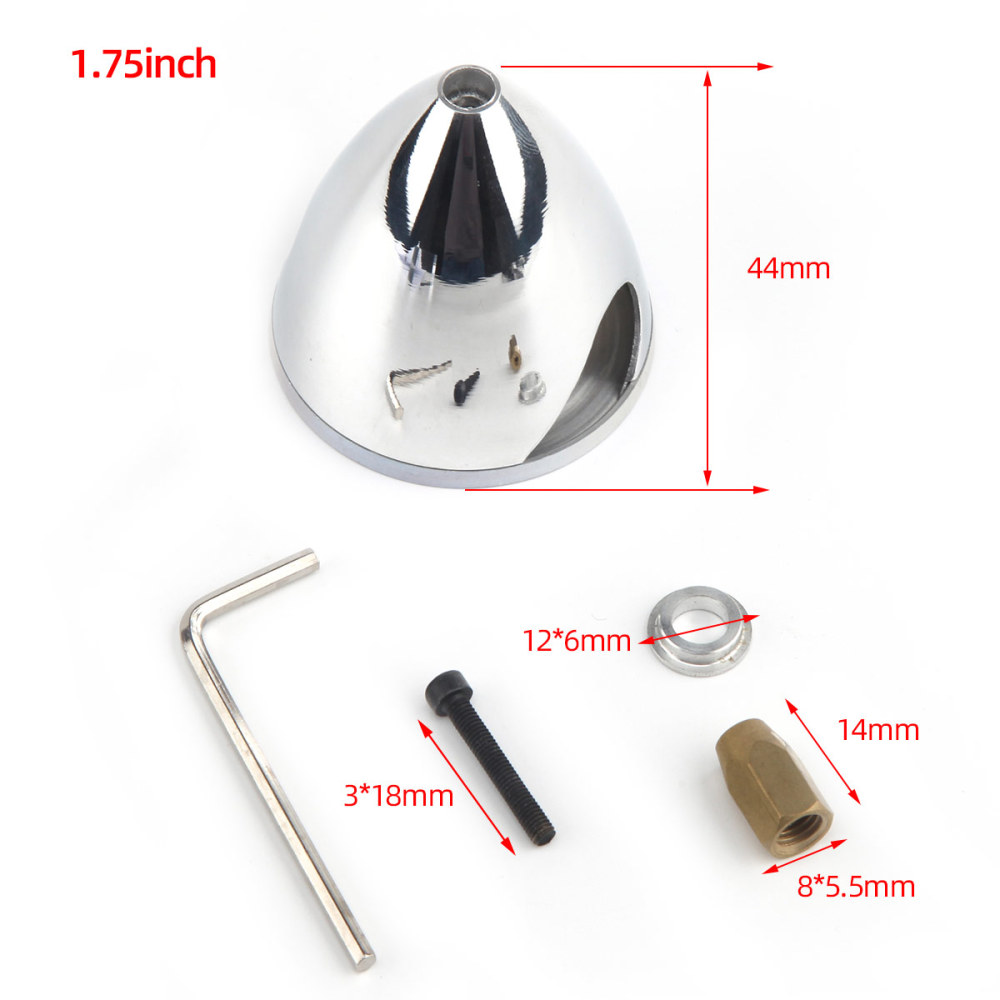 ZYHOBBY 2 Blades 1.5~4inch Aluminum Alloy Spinner