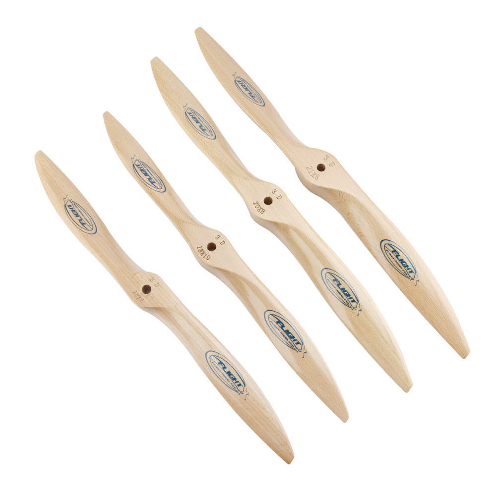 Flight Model 3D Wooden Propeller 16inch to 21inch for Choose