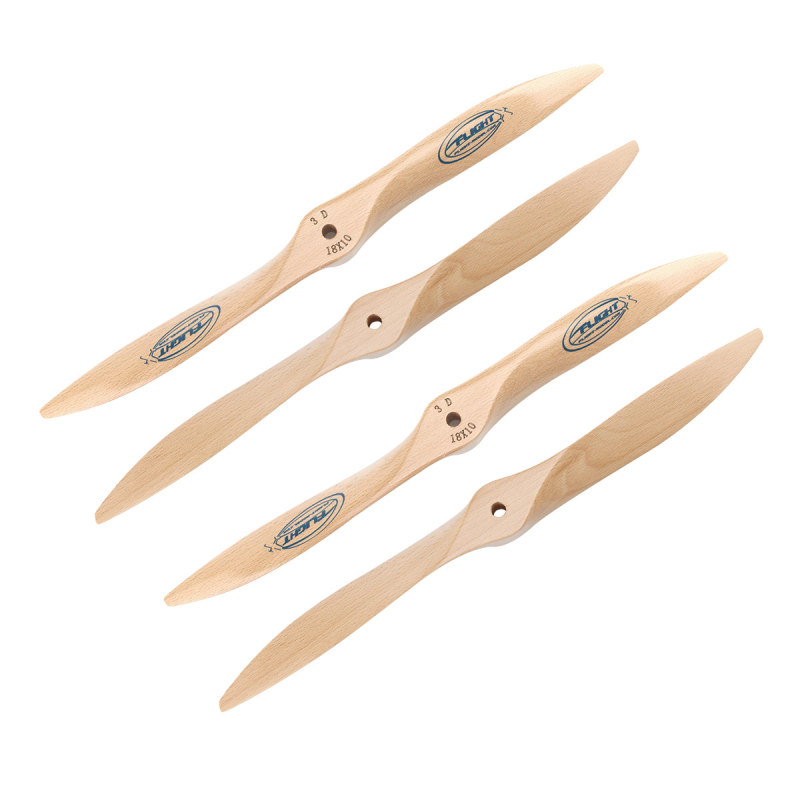 Flight Model 3D Wooden Propeller 16inch to 21inch for Choose