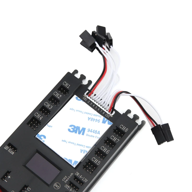 Rccskj E4106 Mini Servo Section Board Power Box with 30A BEC/CDI/OLED